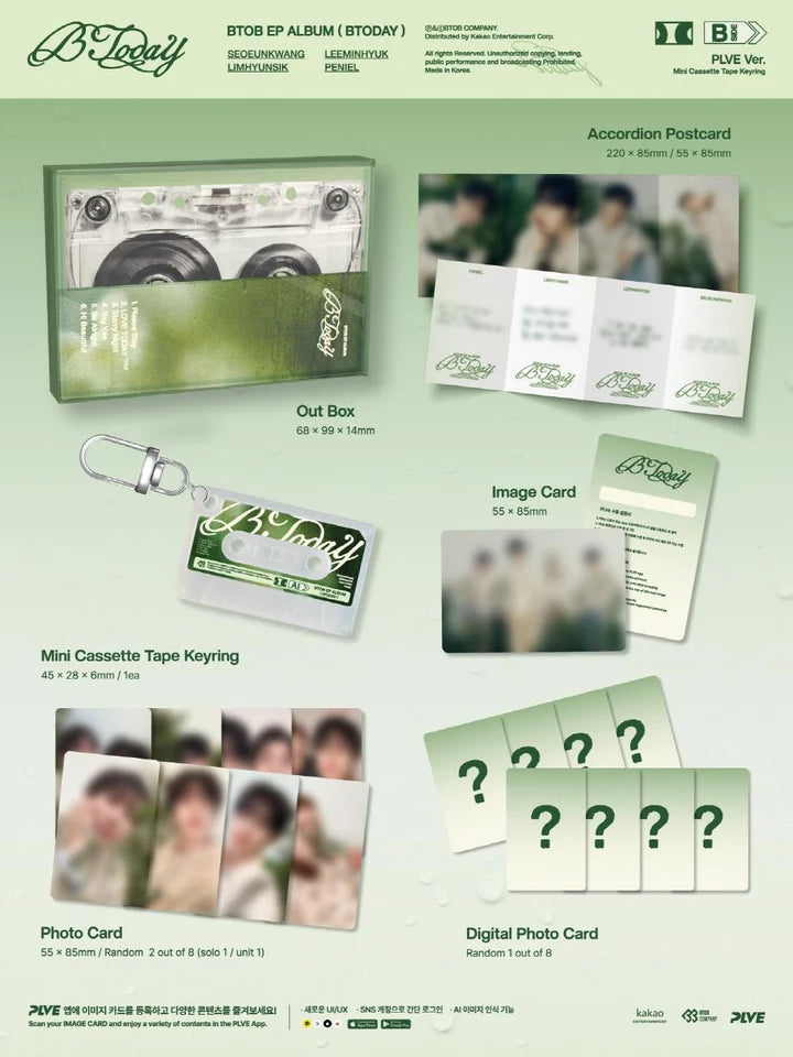 BTOB Mini EP Album BTODAY [LIMITED Edition / PLVE ver]