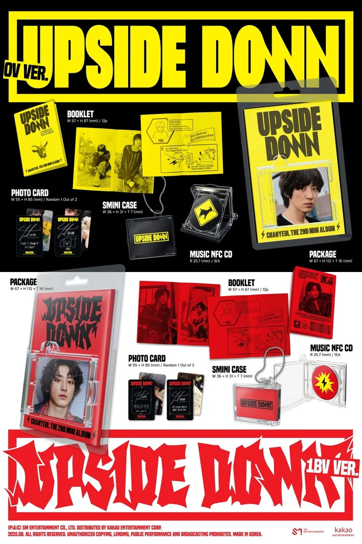CHANYEOL (EXO) 2nd mini album Upside Down [SMini ver]
