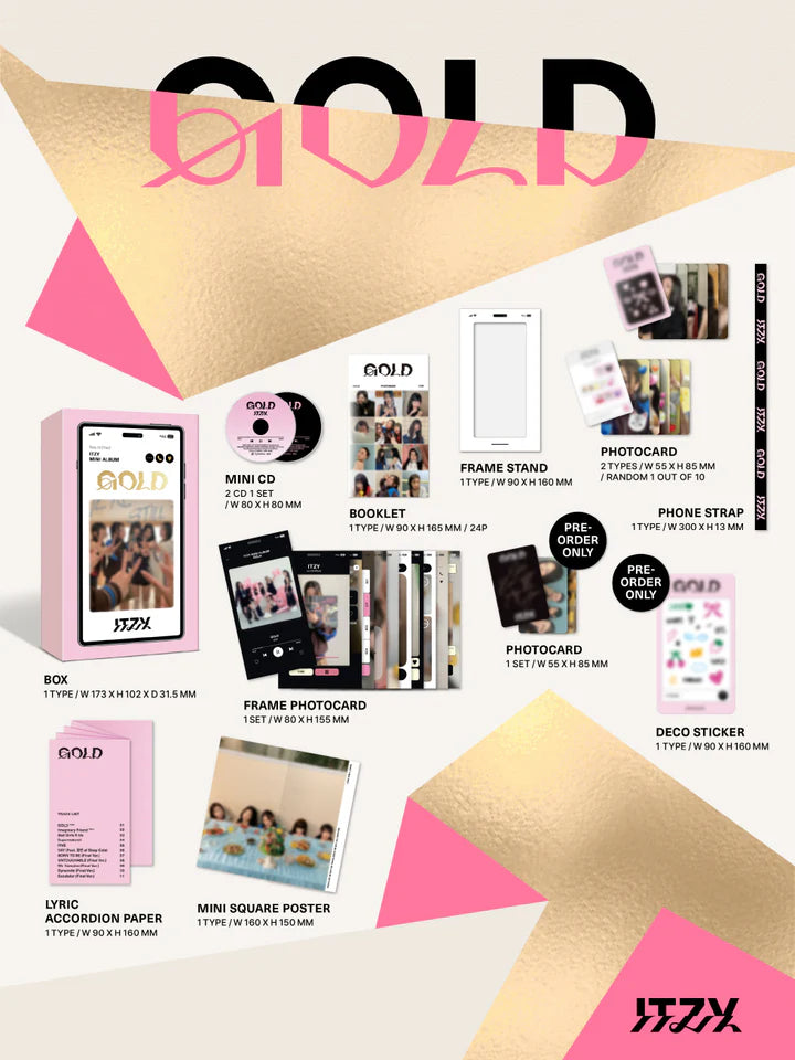 ITZY 2nd full album GOLD [Phone Box ver]