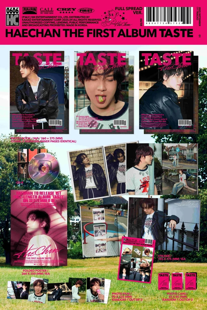 HAECHAN (NCT) 1st full album TASTE [Full Spread ver]