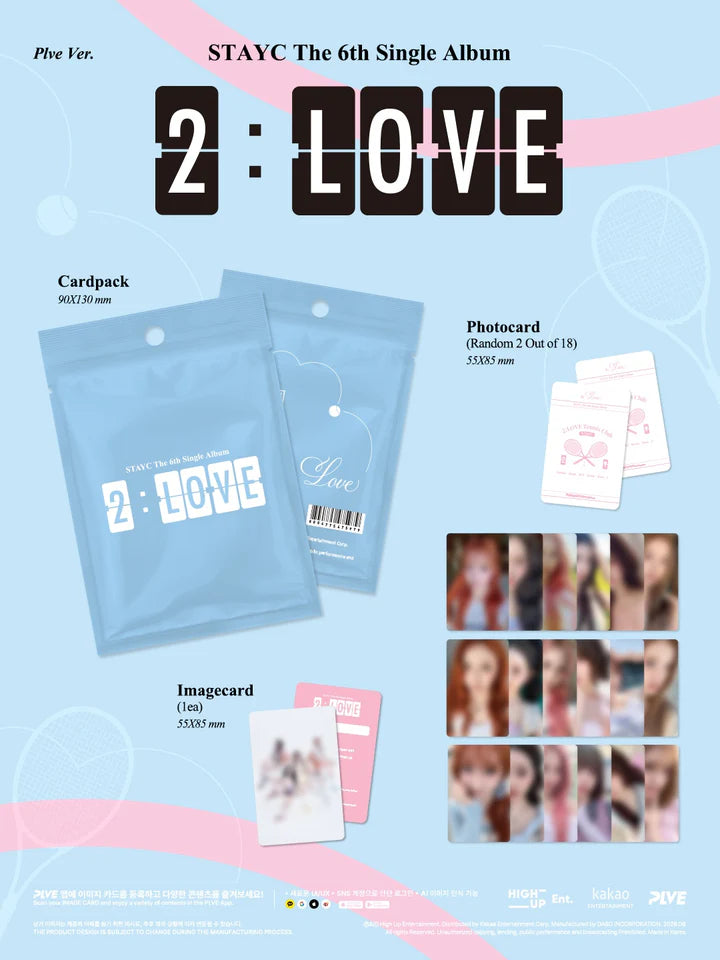 STAYC 6th Single Album 2:LOVE [PLVE ver]