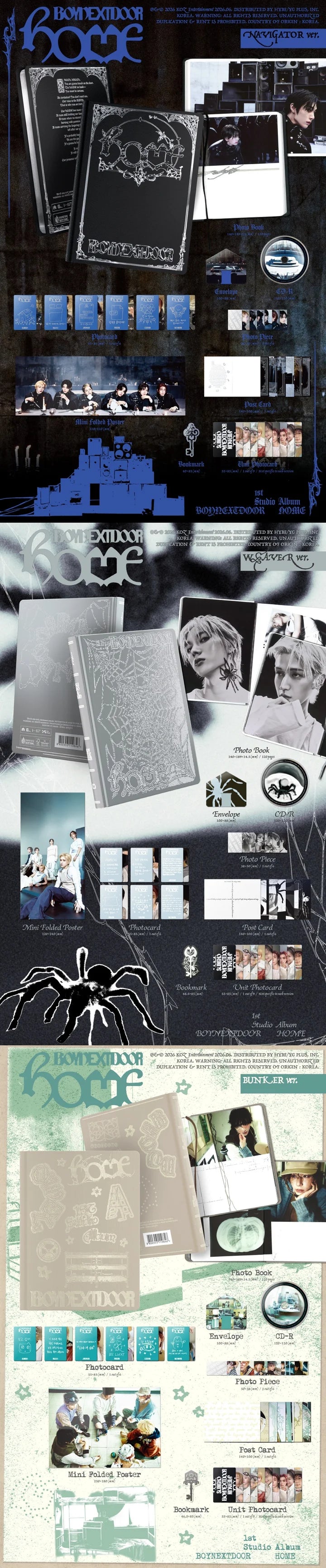 BOYNEXTDOOR 1st Studio Album HOME