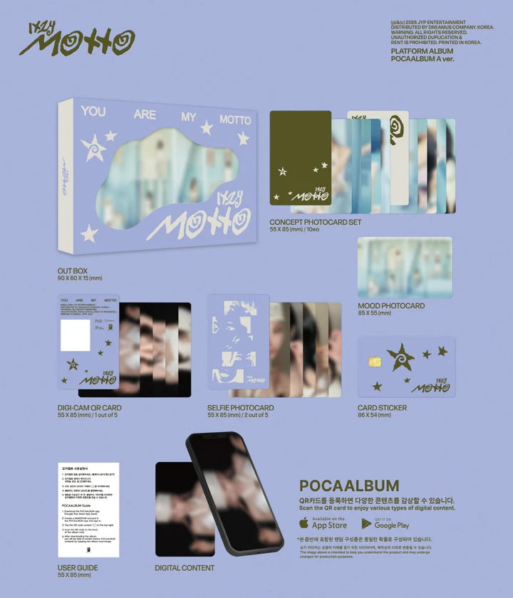 ITZY mini album MOTTO [Pocaalbum ver]