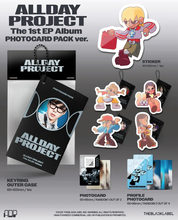 ALLDAY PROJECT The 1st EP Album ALLDAY PROJECT [Photocard Pack ver]