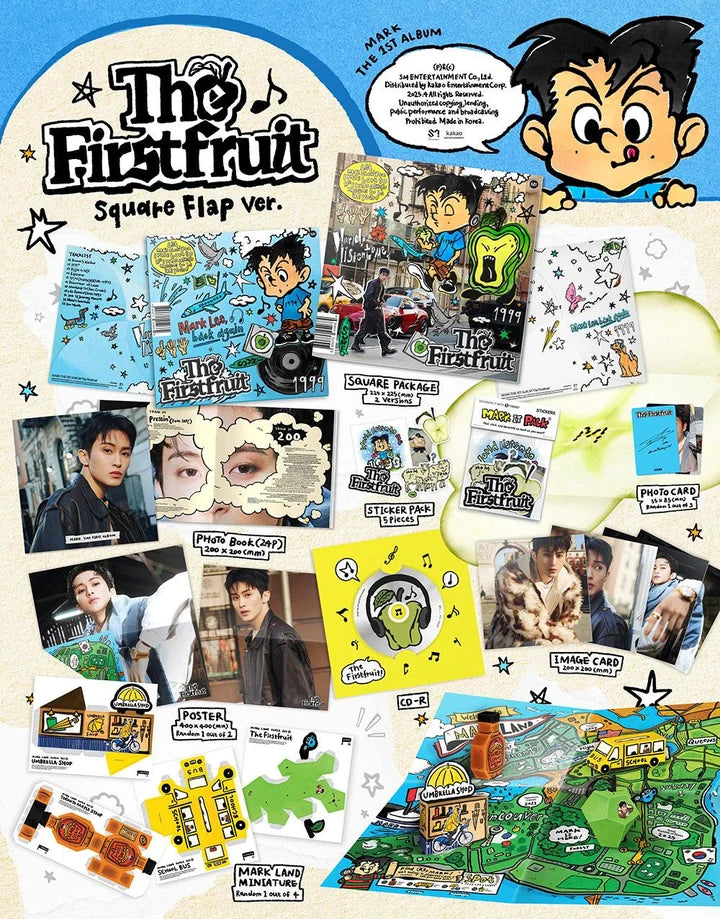 MARK (NCT) 1st album THE FIRSTFRUIT [Square Flap ver]