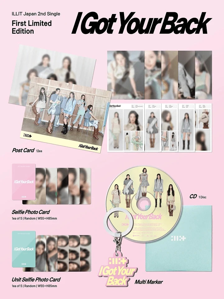 ILLIT Japan 2nd Single Album I GOT YOUR BACK [Limited Edition]