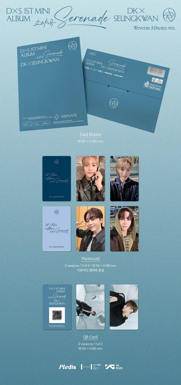 DK X SEUNGKWAN (SEVENTEEN) 1st mini album Serenade (소야곡) [Weverse ver]