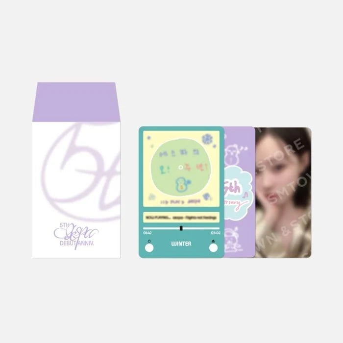 aespa 5th Anniversary Lucky Card Set