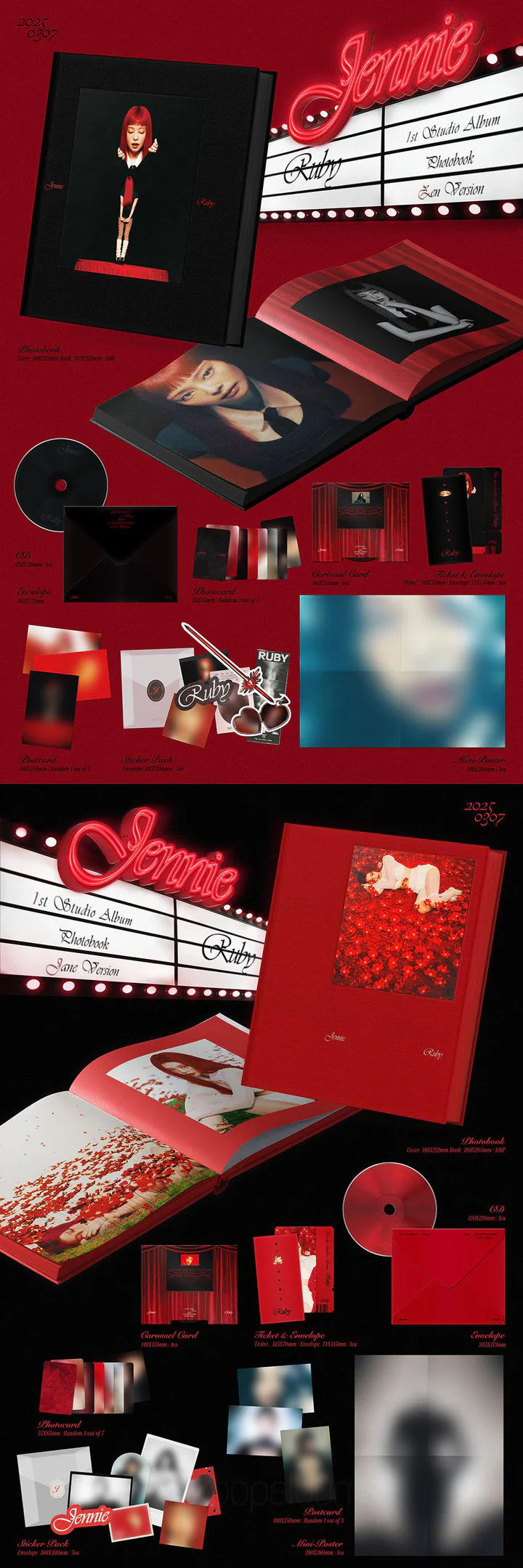 JENNIE (BLACKPINK) The 1st Studio Album RUBY
