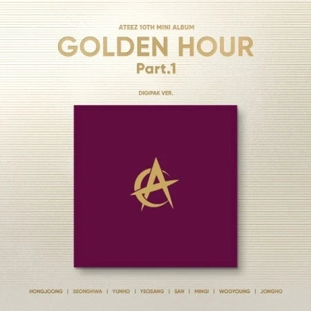 ATEEZ 10th Mini Album GOLDEN HOUR : Part.1 [Digipack ver]