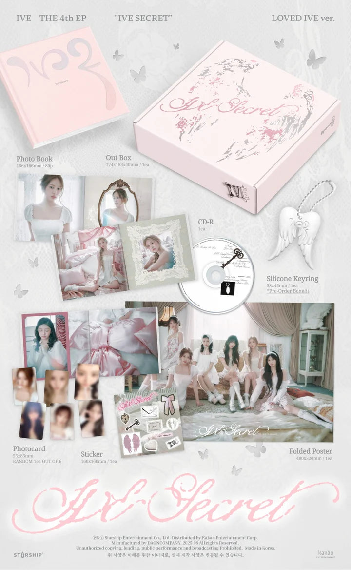 IVE 4th mini album IVE SECRET [LOVED IVE / Limited ver]