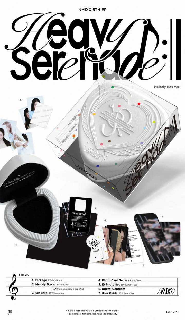 NMIXX 5th EP Album HEAVY SERENADE [Melody Box / Limited Edition]