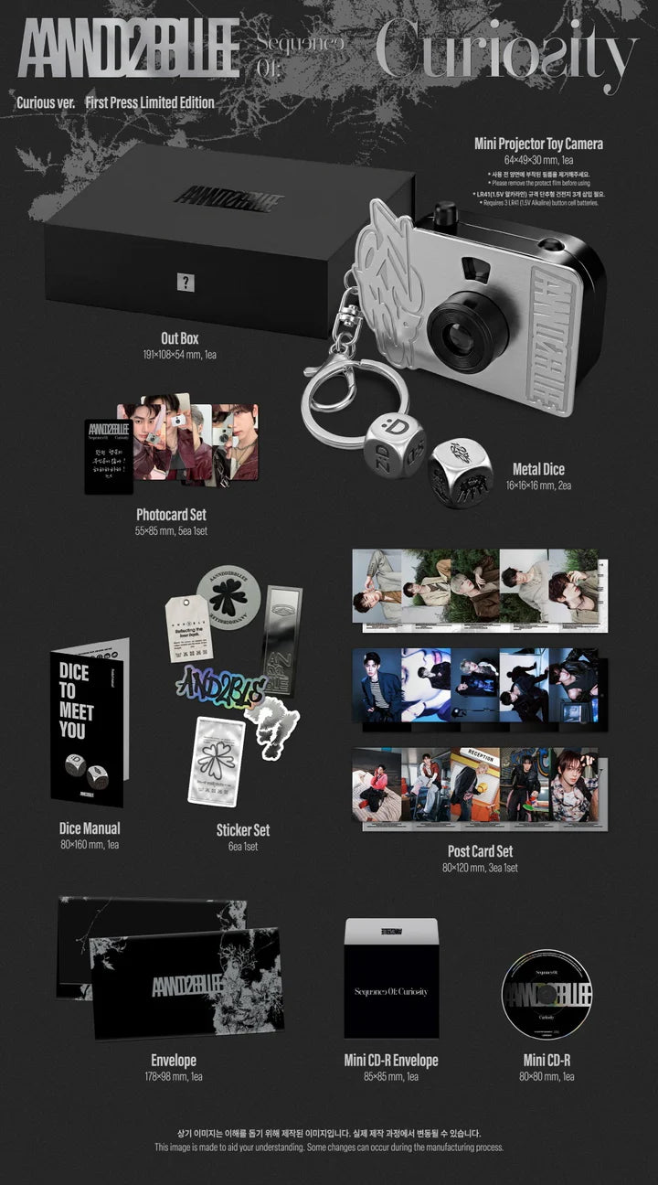 AND2BLE 1st mini album SEQUENCE 01: CURIOSITY [Limited ver]