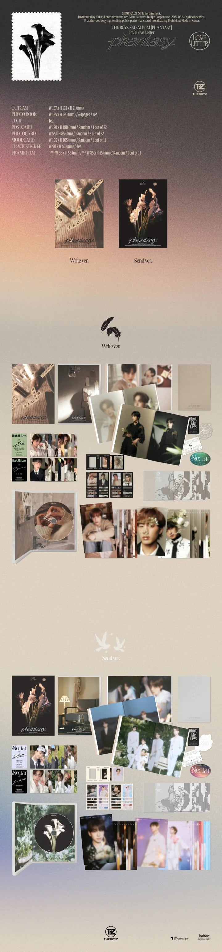 THE BOYZ 2nd album PHANTASY Pt.3 Love Letter