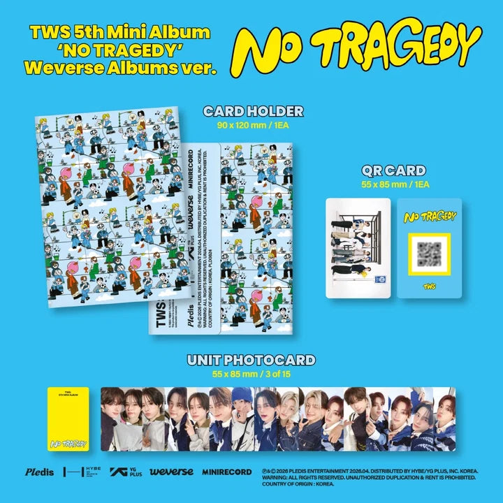 TWS 5th mini album NO TRAGEDY [Weverse Albums ver]