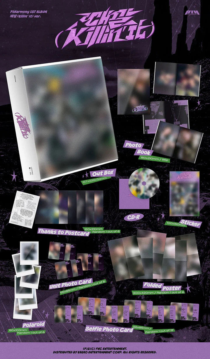 P1HARMONY 1st regular album KILLIN' IT / 때깔