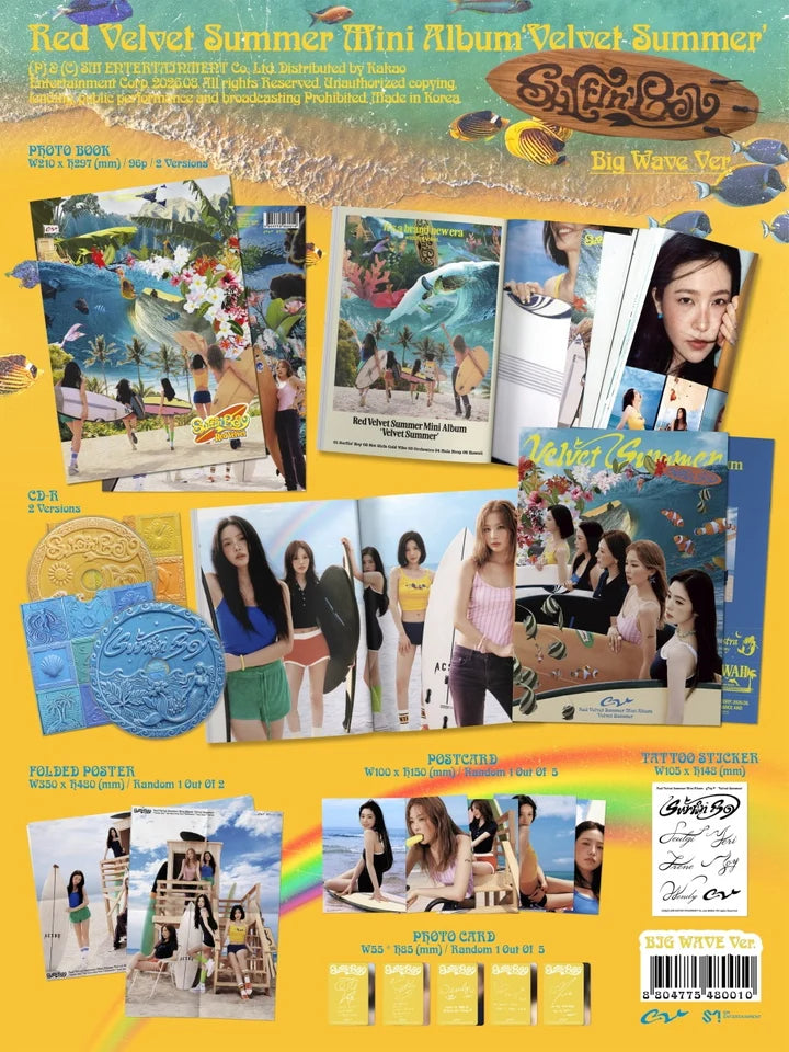 Red Velvet Summer Mini Album Velvet Summer [Big Wave ver]