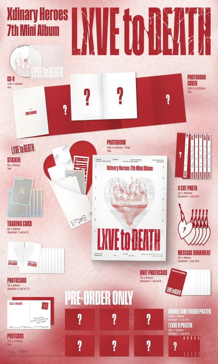 XDINARY HEROES 7th mini album LXVE to DEATH [Photobook ver]