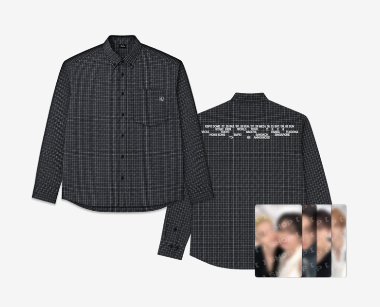 [PREORDER] Stray Kids 2026 World Tour RUN IT CHECK SHIRT