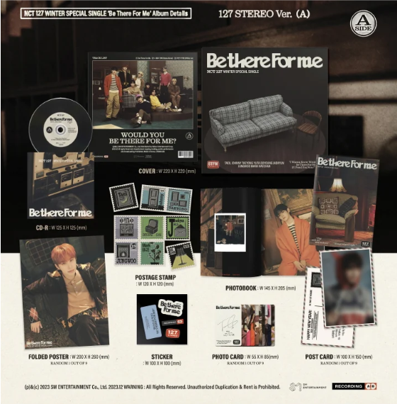 NCT 127 Winter Special Single Albim Be There For Me