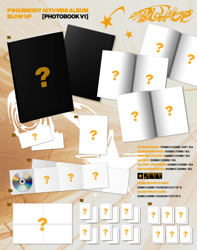 [PREORDER] P1Harmony 10th Mini Album BLOW UP [Photobook ver]