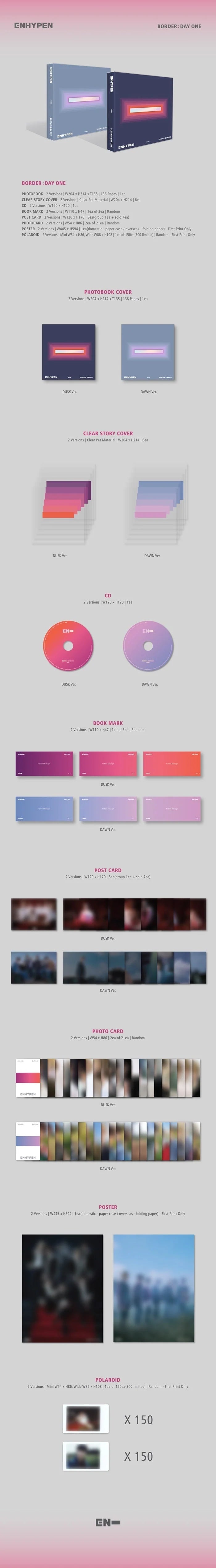 Enhypen 1st mini album Border : Day One