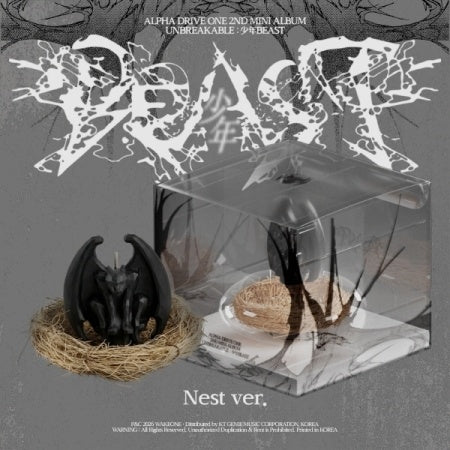 [PREORDER] ALPHA DRIVE ONE 2nd mini album UNBREAKABLE : 少年BEAST [NEST ver / Limited Edition]