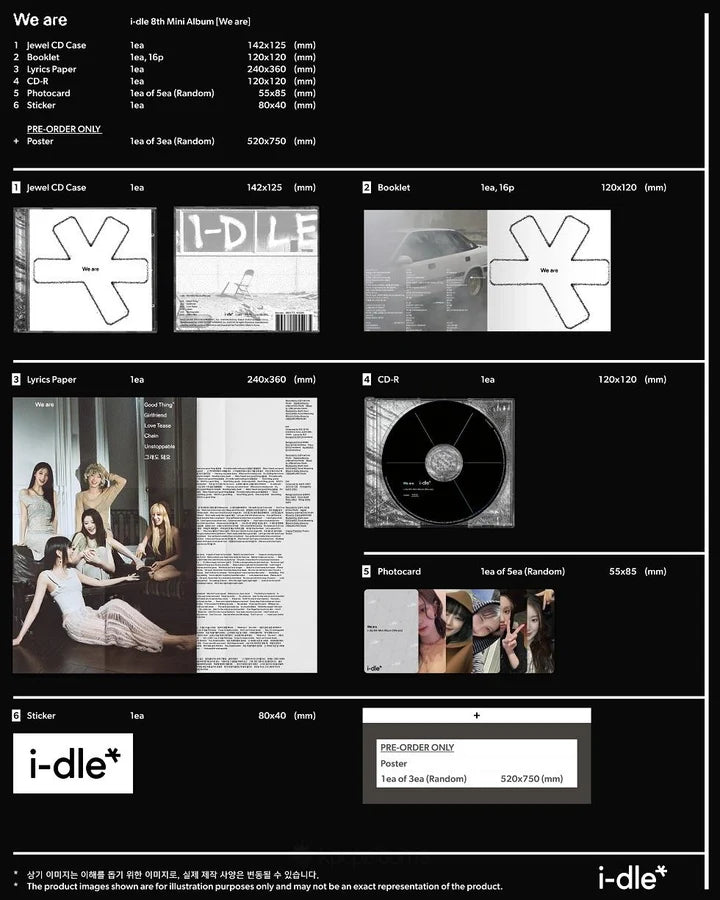 I-DLE 8th mini album WE ARE [Special Jewel ver]