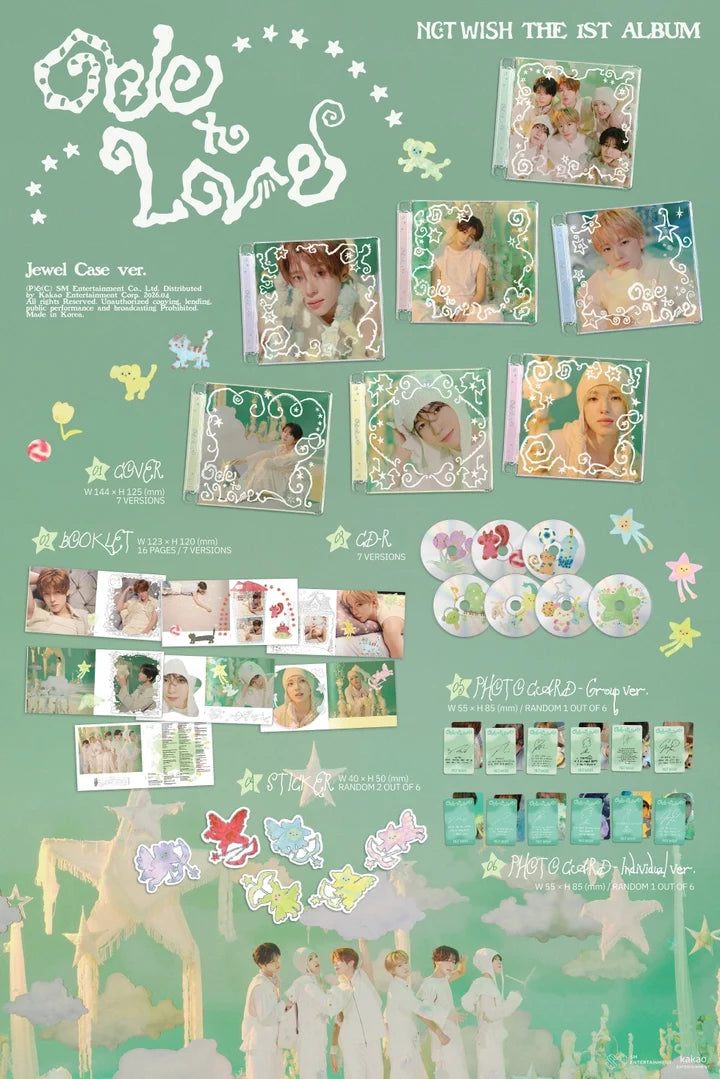 NCT WISH 1st full album Ode to Love [Jewel Case ver]