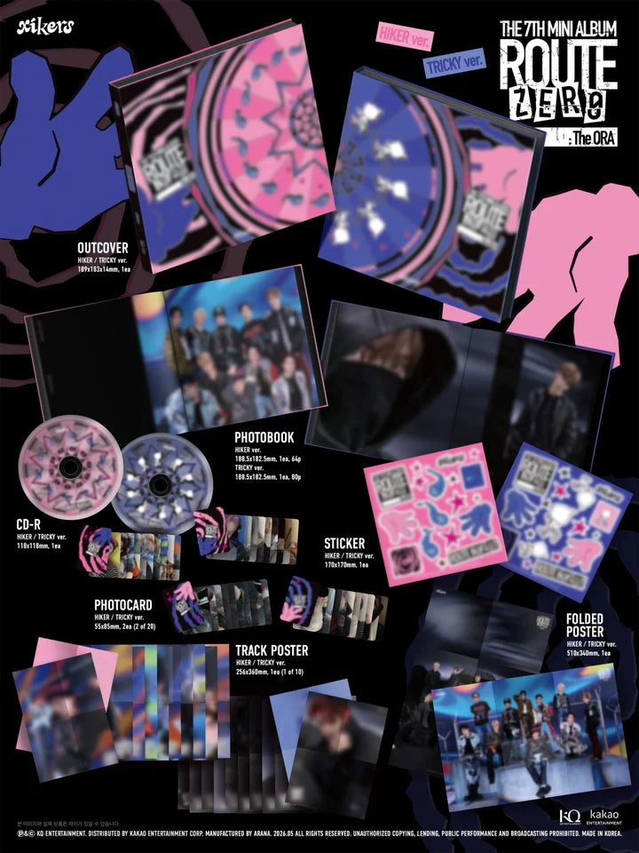 XIKERS 7th mini album ROUTE ZERO : THE ORA