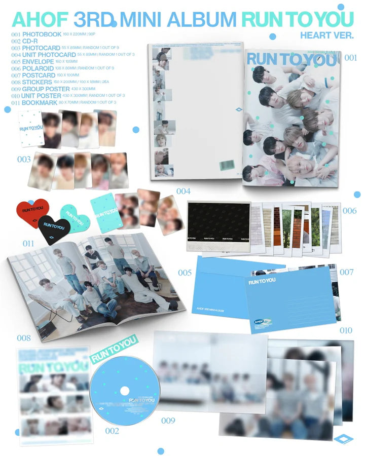 AHOF 3rd mini album RUN TO YOU [Photobook ver]