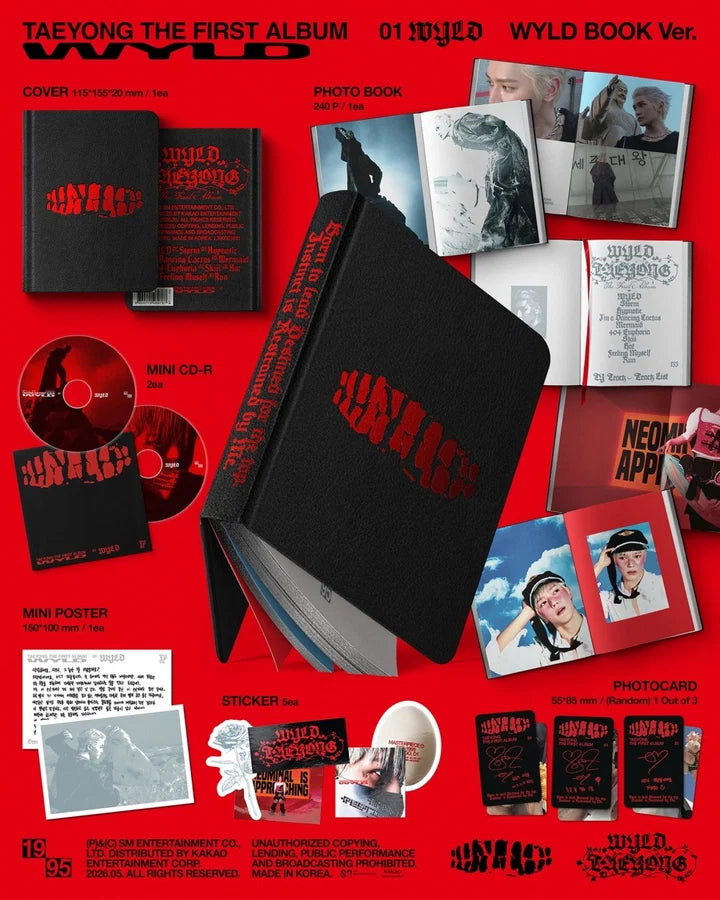 TAEYONG 1st Album WYLD [WYLD BOOK ver]