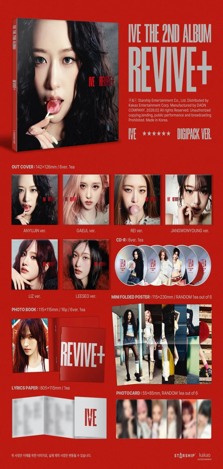 IVE The 2nd Album REVIVE+ [Digipack / Limited ver]
