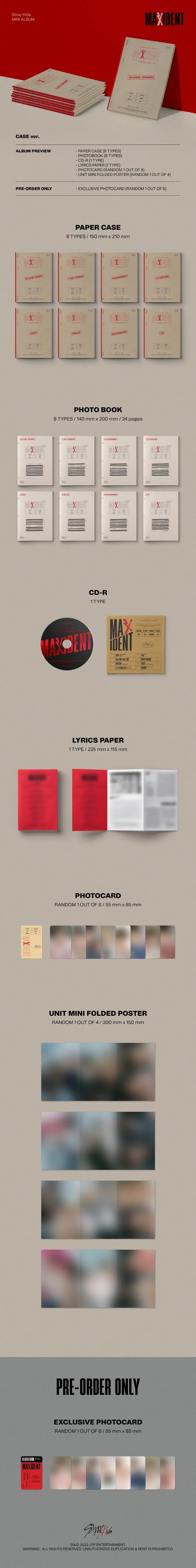 Stray Kids 7th mini album MAXIDENT [Case ver]