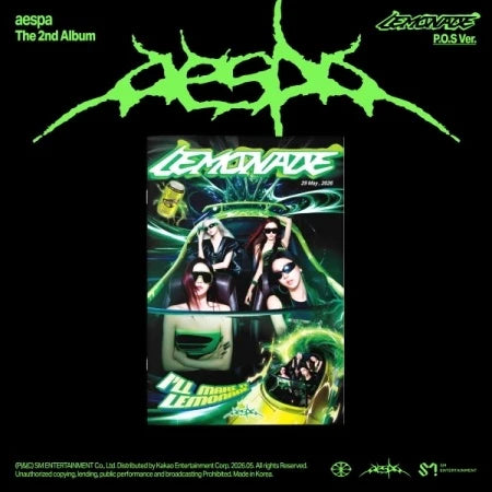 aespa 2nd Album LEMONADE [P.O.S ver]