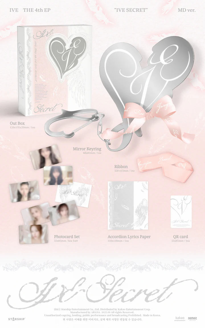 IVE 4th EP album IVE SECRET [MD ver]