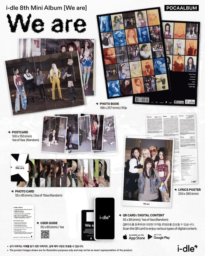 i-dle 8th Mini Album WE ARE [POCAALBUM / PHOTOBOOK ver]