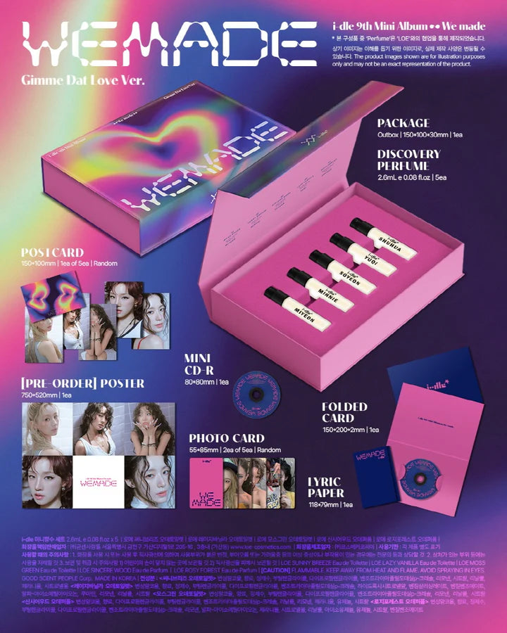 I-DLE 9th Mini Album We made [GIMME DAT LOVE ver]