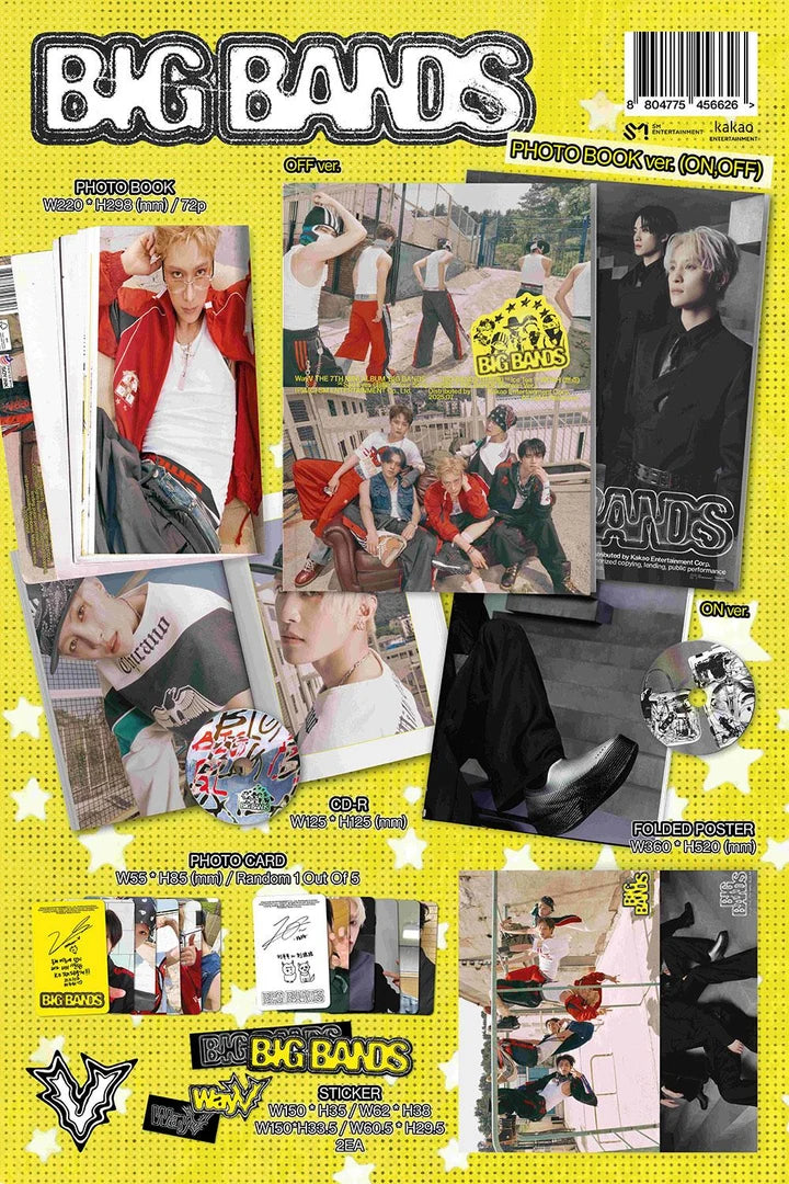 WayV 7th mini album BIG BANDS [Photobook ver]