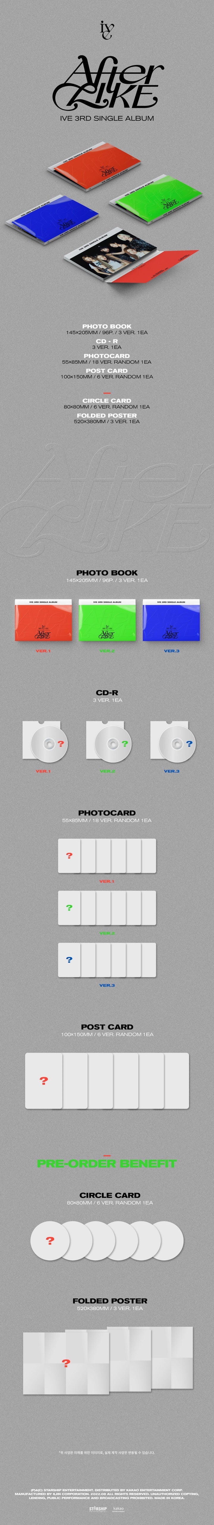 IVE 3rd Single Album AFTER LIKE [Photobook ver]