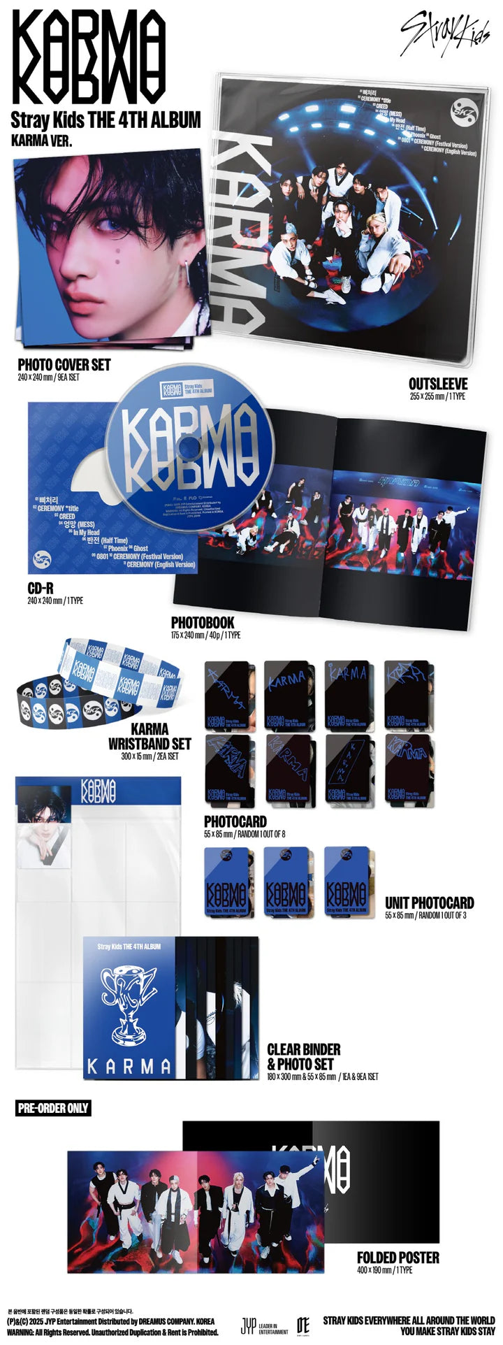 Stray Kids 4th full album KARMA [KARMA / Limited ver]