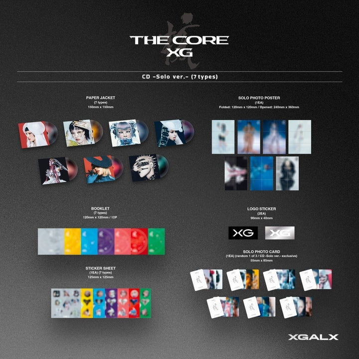 XG 1st Full Album THE CORE - 核 [SOLO ver]