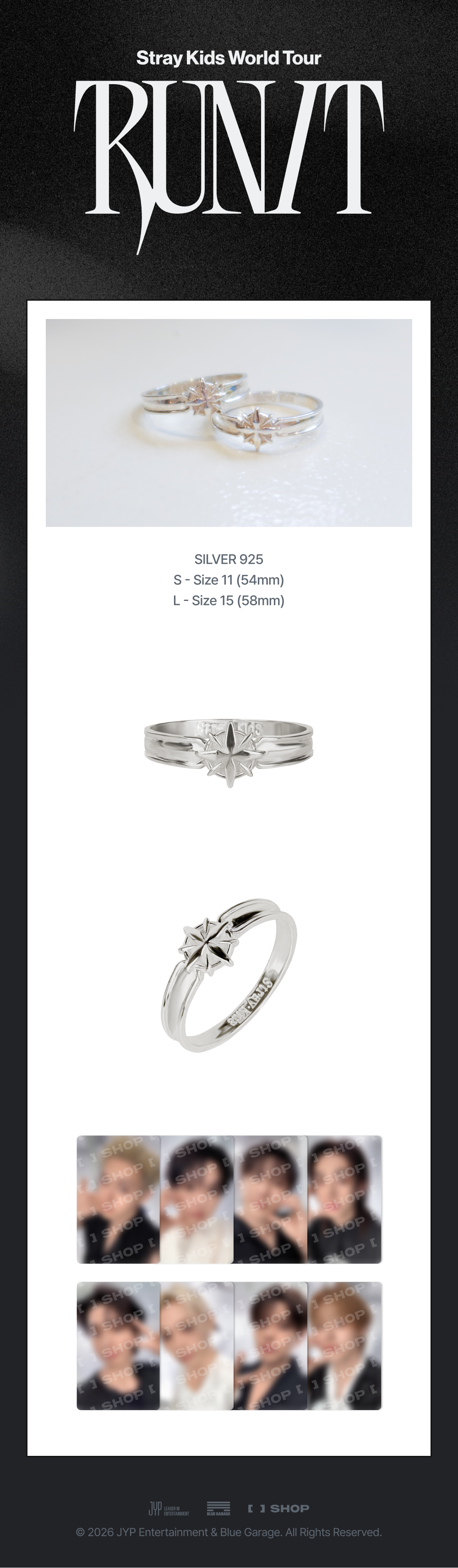 [PREORDER] Stray Kids 2026 World Tour RUN IT RING