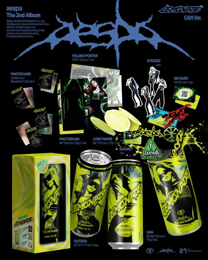 aespa 2nd Album LEMONADE [CAN ver]
