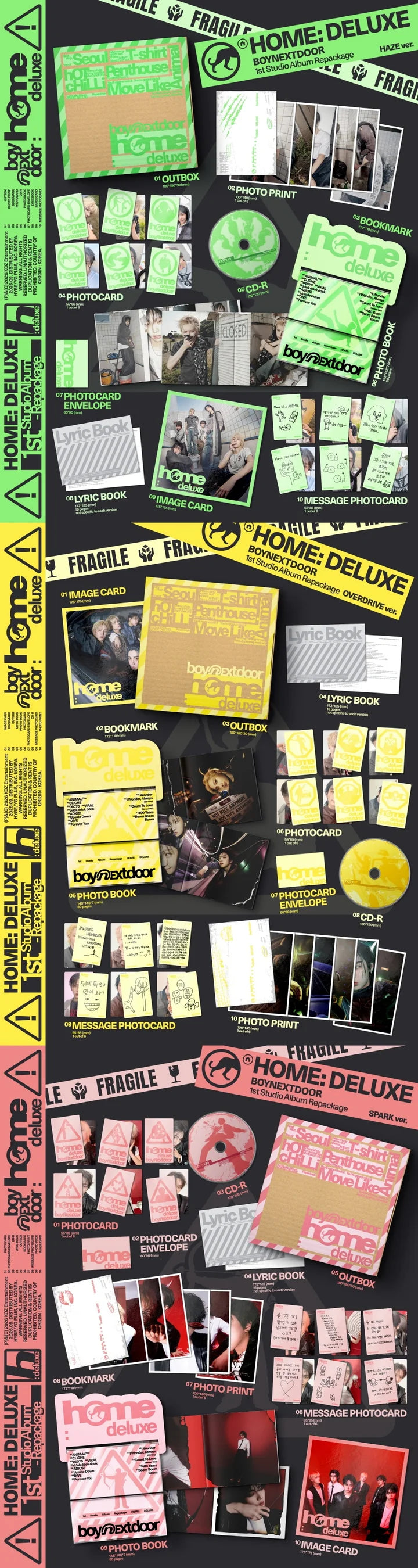 BOYNEXTDOOR 1st Studio Album Repackage HOME: DELUXE