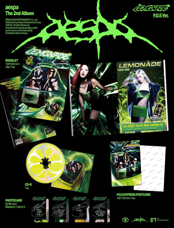 aespa 2nd Album LEMONADE [P.O.S ver]