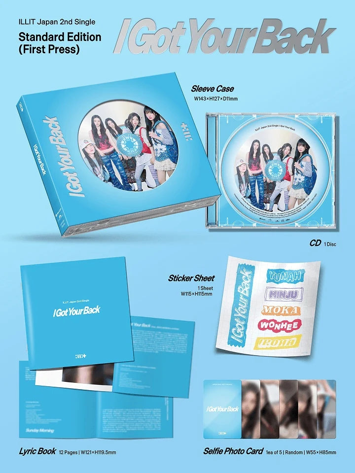 ILLIT Japan 2nd Single Album I GOT YOUR BACK [STANDARD EDITION]