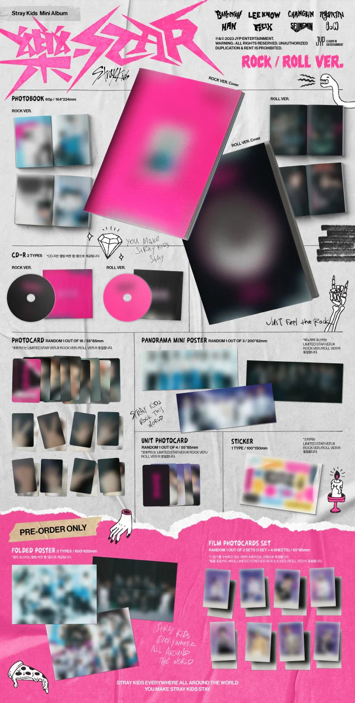 Stray Kids 8th mini album 樂-STAR / ROCK-STAR