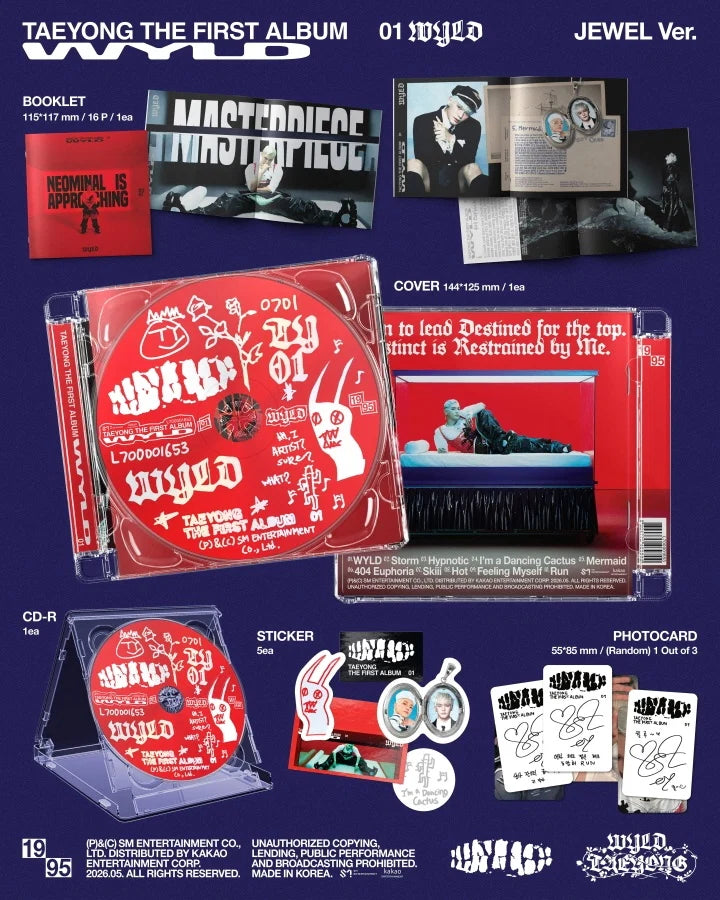 TAEYONG 1st Album WYLD [JEWEL CASE ver]