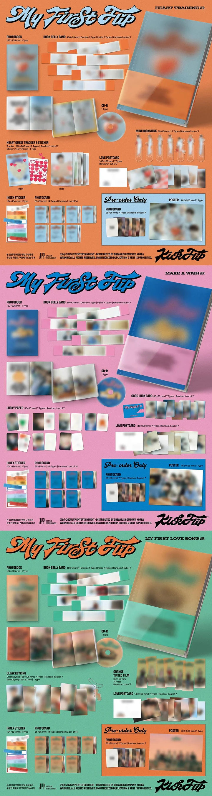KICKFLIP 3rd mini album MY FIRST FLIP